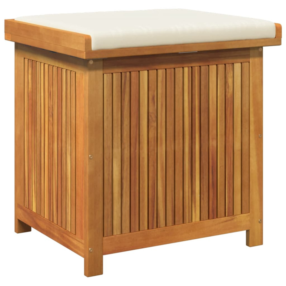 Produktbild för Kuddlåda utomhus 60x50x61 cm massivt trä akacia