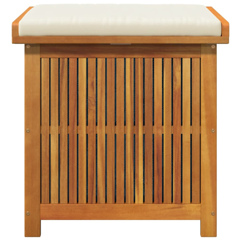 Produktbild för Kuddlåda utomhus 60x50x61 cm massivt trä akacia