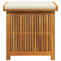 Produktbild för Kuddlåda utomhus 60x50x61 cm massivt trä akacia