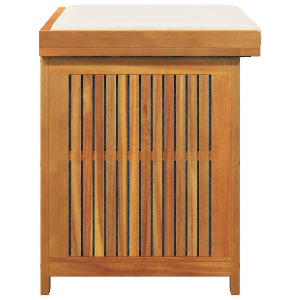 Produktbild för Kuddlåda utomhus 60x50x61 cm massivt trä akacia