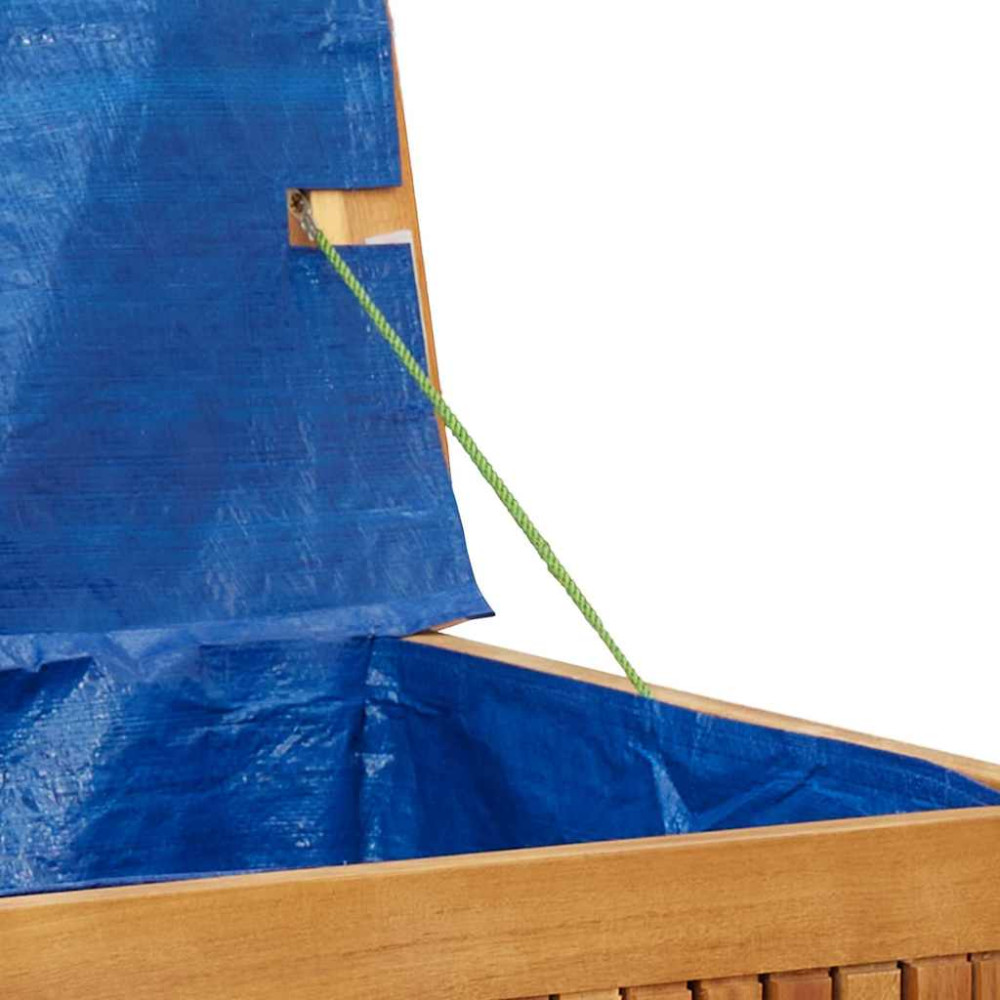 Produktbild för Kuddlåda utomhus 60x50x61 cm massivt trä akacia