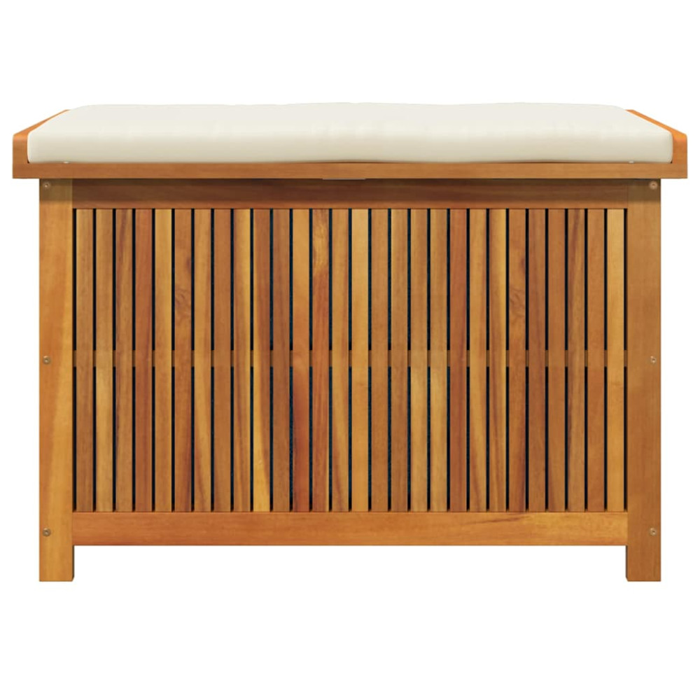 Produktbild för Kuddlåda utomhus 90x50x60,5 cm massivt trä akacia