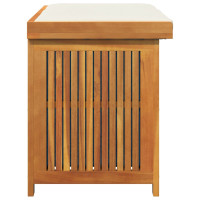 Produktbild för Kuddlåda utomhus 90x50x60,5 cm massivt trä akacia