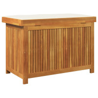 Produktbild för Kuddlåda utomhus 90x50x60,5 cm massivt trä akacia
