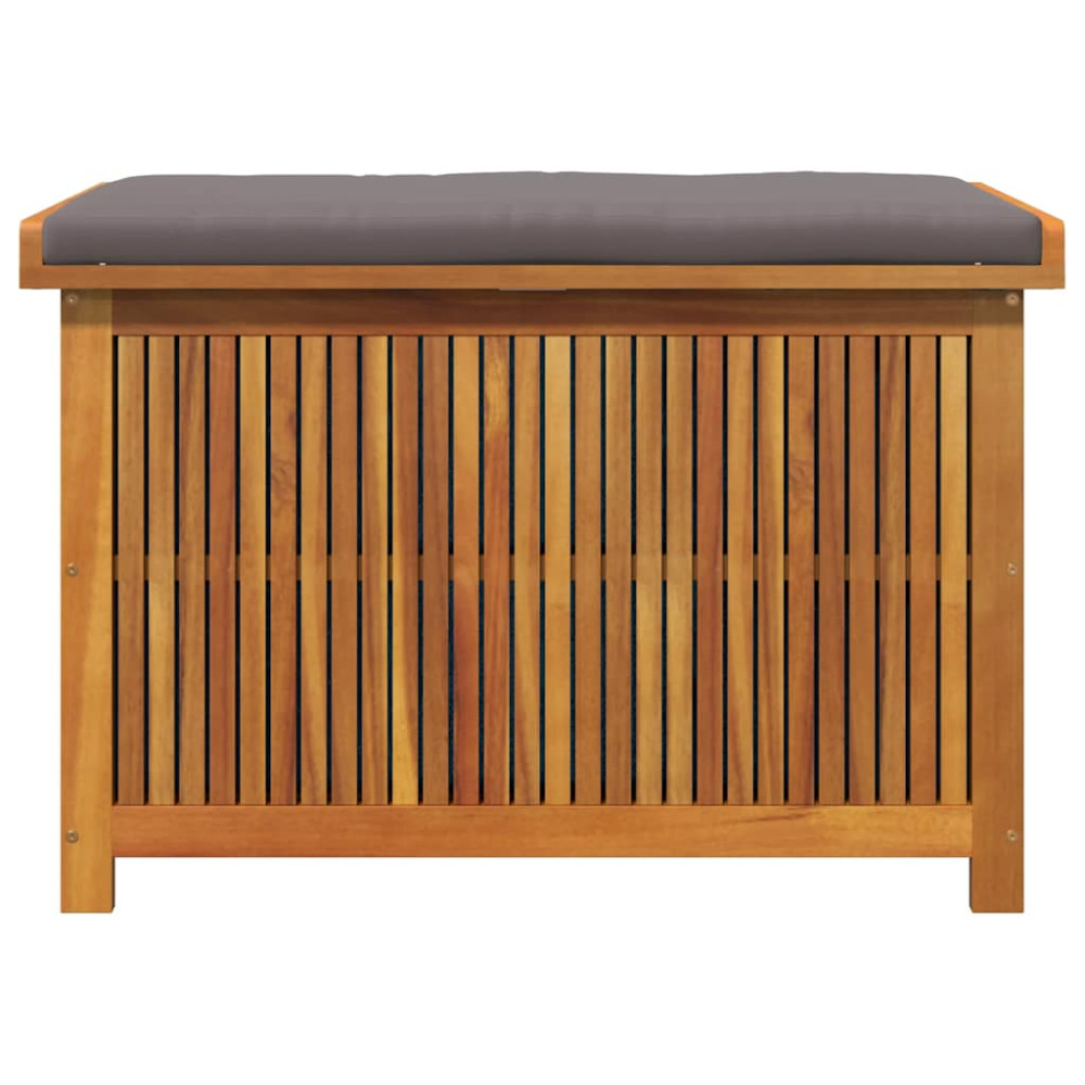 Produktbild för Kuddlåda utomhus 90x50x60,5 cm massivt trä akacia