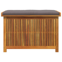 Produktbild för Kuddlåda utomhus 90x50x60,5 cm massivt trä akacia