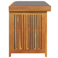 Produktbild för Kuddlåda utomhus 90x50x60,5 cm massivt trä akacia