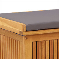 Produktbild för Kuddlåda utomhus 90x50x60,5 cm massivt trä akacia