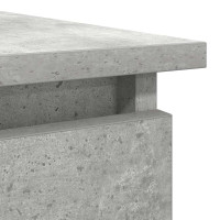 Produktbild för Avlastningsbord med lådor betonggrå 85,5x38,5x74,5 cm