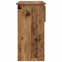 Produktbild för Avlastningsbord med lådor gammalt trä 85,5x38,5x74,5 cm