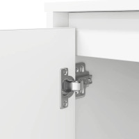 Produktbild för Skrivbord vit 120x42x76 cm konstruerat trä