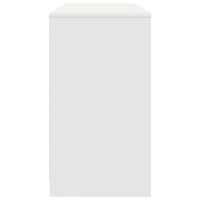 Produktbild för Skrivbord vit 120x42x76 cm konstruerat trä