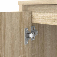 Produktbild för Skrivbord sonoma ek 120x42x76 cm konstruerat trä