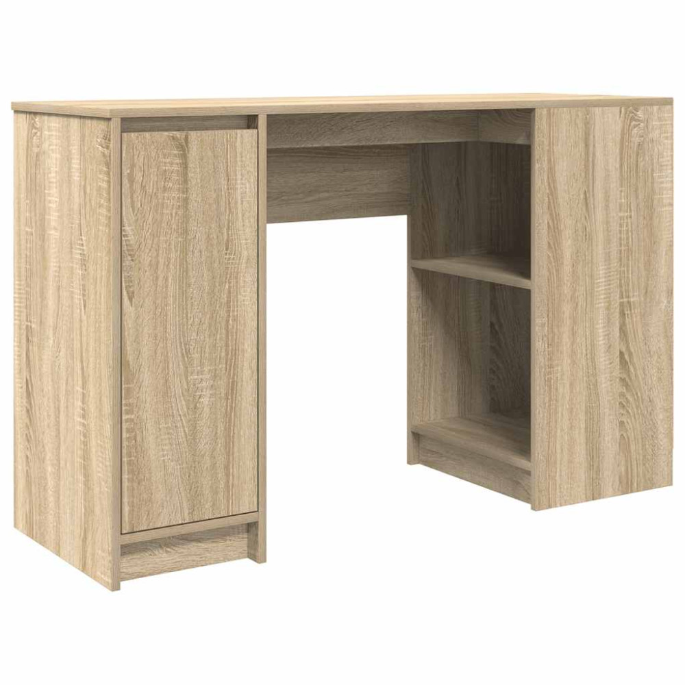 Produktbild för Skrivbord sonoma ek 120x42x76 cm konstruerat trä