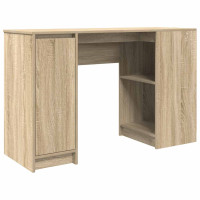 Produktbild för Skrivbord sonoma ek 120x42x76 cm konstruerat trä