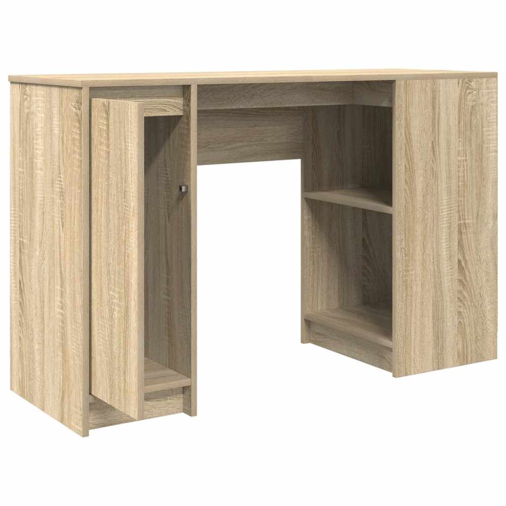 Produktbild för Skrivbord sonoma ek 120x42x76 cm konstruerat trä