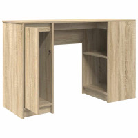 Produktbild för Skrivbord sonoma ek 120x42x76 cm konstruerat trä