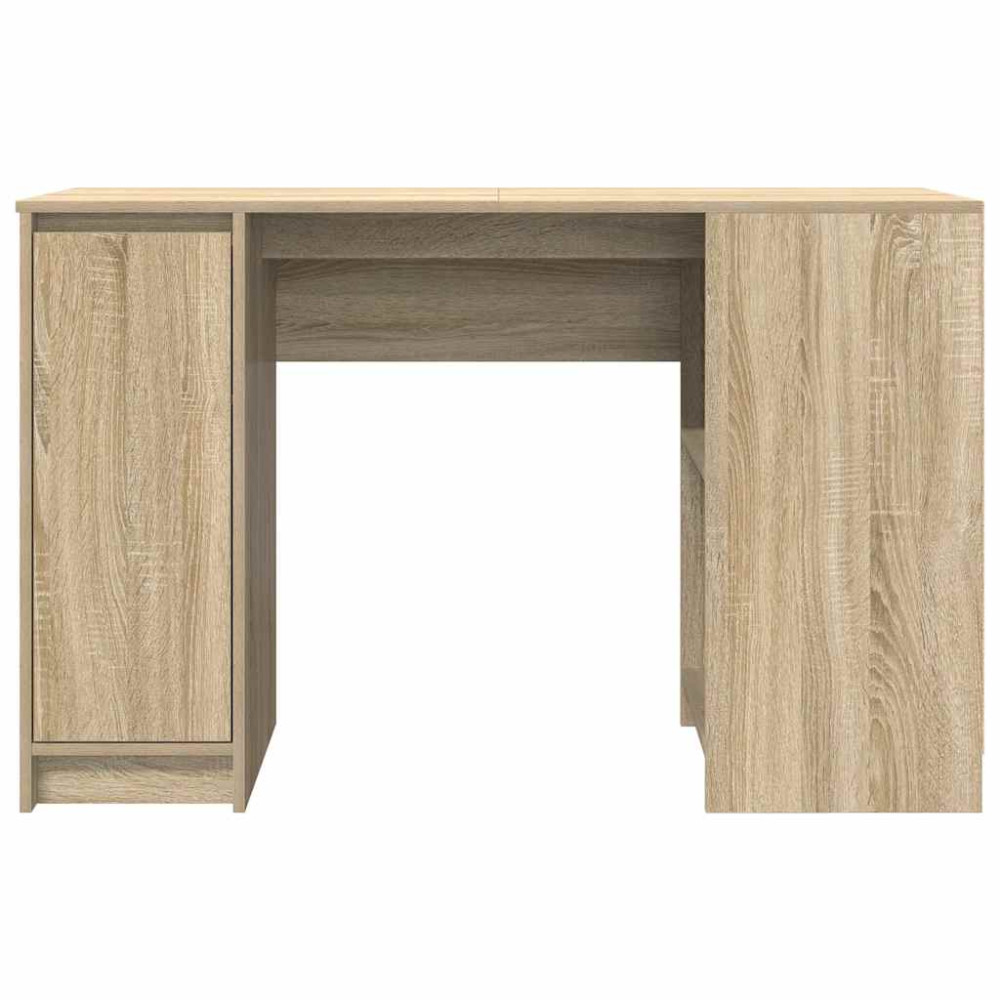 Produktbild för Skrivbord sonoma ek 120x42x76 cm konstruerat trä