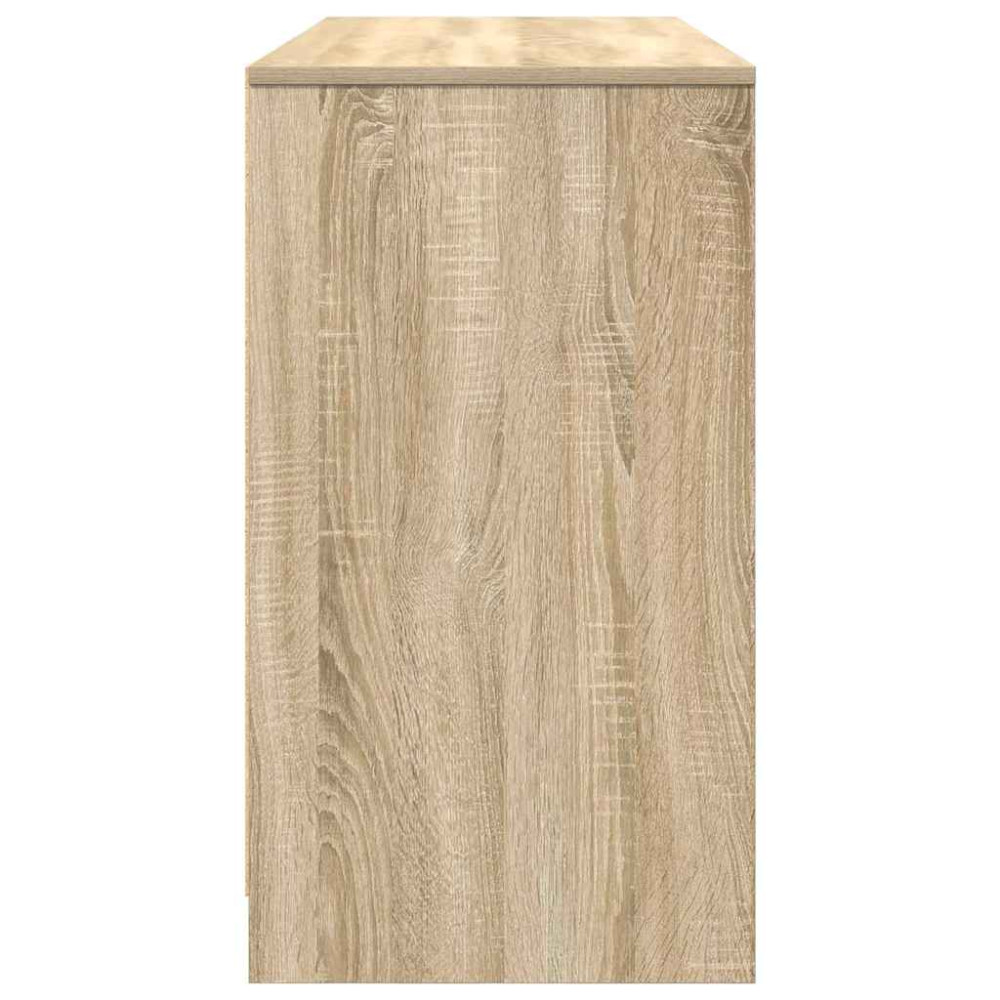 Produktbild för Skrivbord sonoma ek 120x42x76 cm konstruerat trä