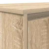 Produktbild för Skrivbord sonoma ek 120x42x76 cm konstruerat trä