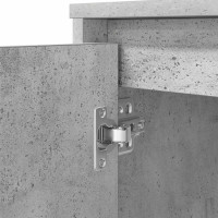 Produktbild för Skrivbord betonggrå 120x42x76 cm konstruerat trä