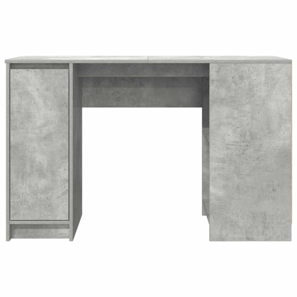 Produktbild för Skrivbord betonggrå 120x42x76 cm konstruerat trä