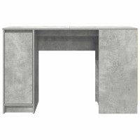Produktbild för Skrivbord betonggrå 120x42x76 cm konstruerat trä