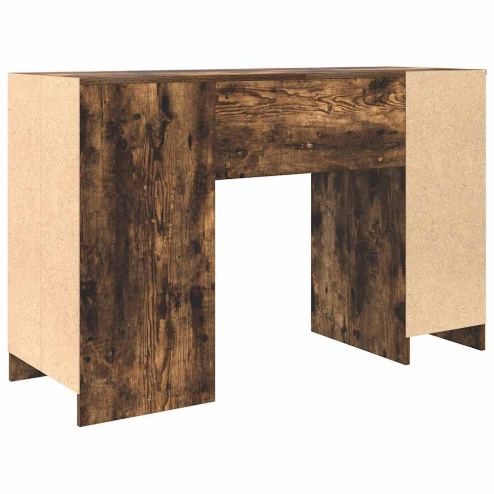 Produktbild för Skrivbord rökt ek 120x42x76 cm konstruerat trä