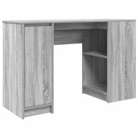 Produktbild för Skrivbord grå sonoma 120x42x76 cm konstruerat trä