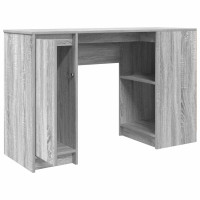 Produktbild för Skrivbord grå sonoma 120x42x76 cm konstruerat trä