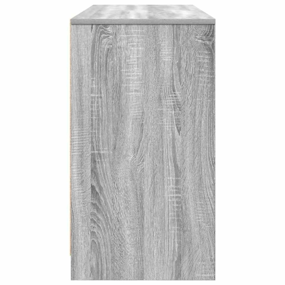 Produktbild för Skrivbord grå sonoma 120x42x76 cm konstruerat trä