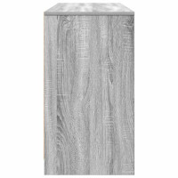 Produktbild för Skrivbord grå sonoma 120x42x76 cm konstruerat trä