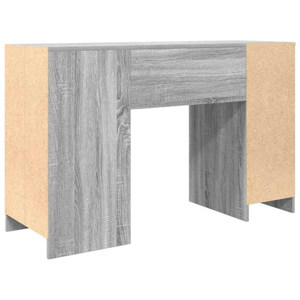 Produktbild för Skrivbord grå sonoma 120x42x76 cm konstruerat trä