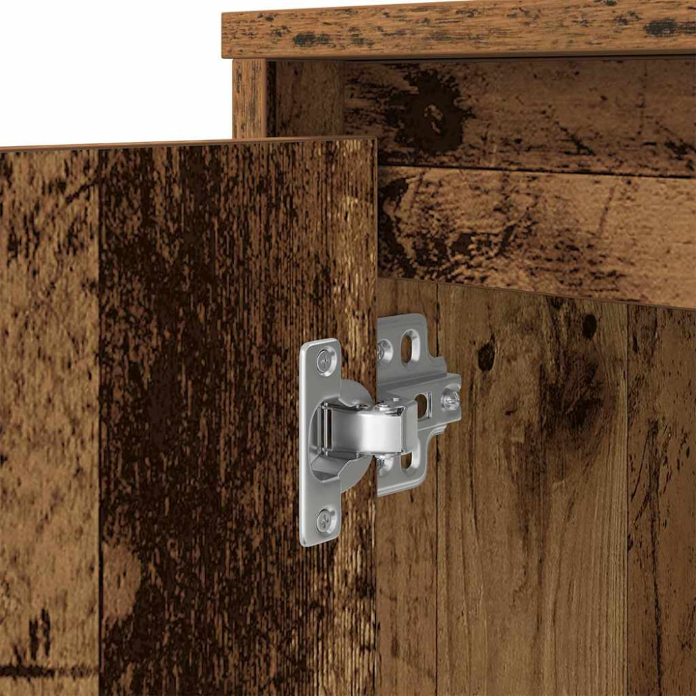 Produktbild för Skrivbord gammalt trä 120x42x76 cm konstruerat trä