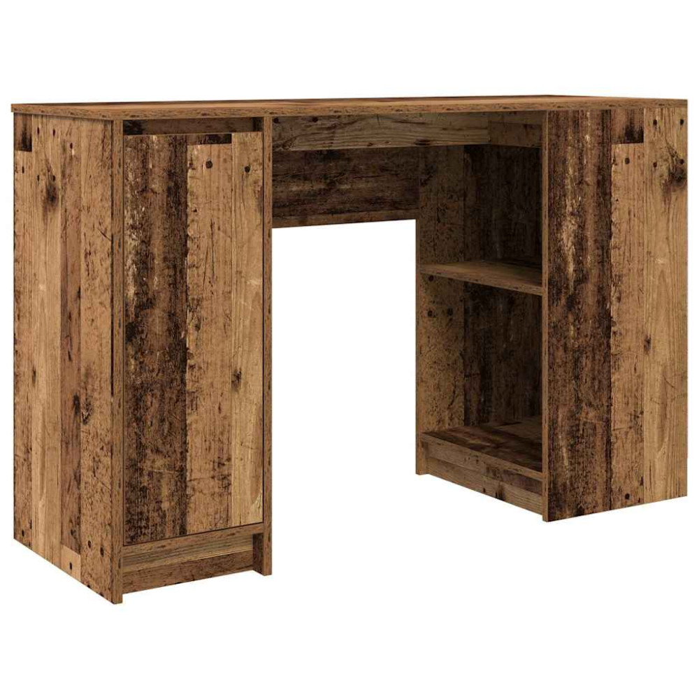 Produktbild för Skrivbord gammalt trä 120x42x76 cm konstruerat trä