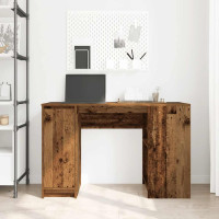 Produktbild för Skrivbord gammalt trä 120x42x76 cm konstruerat trä