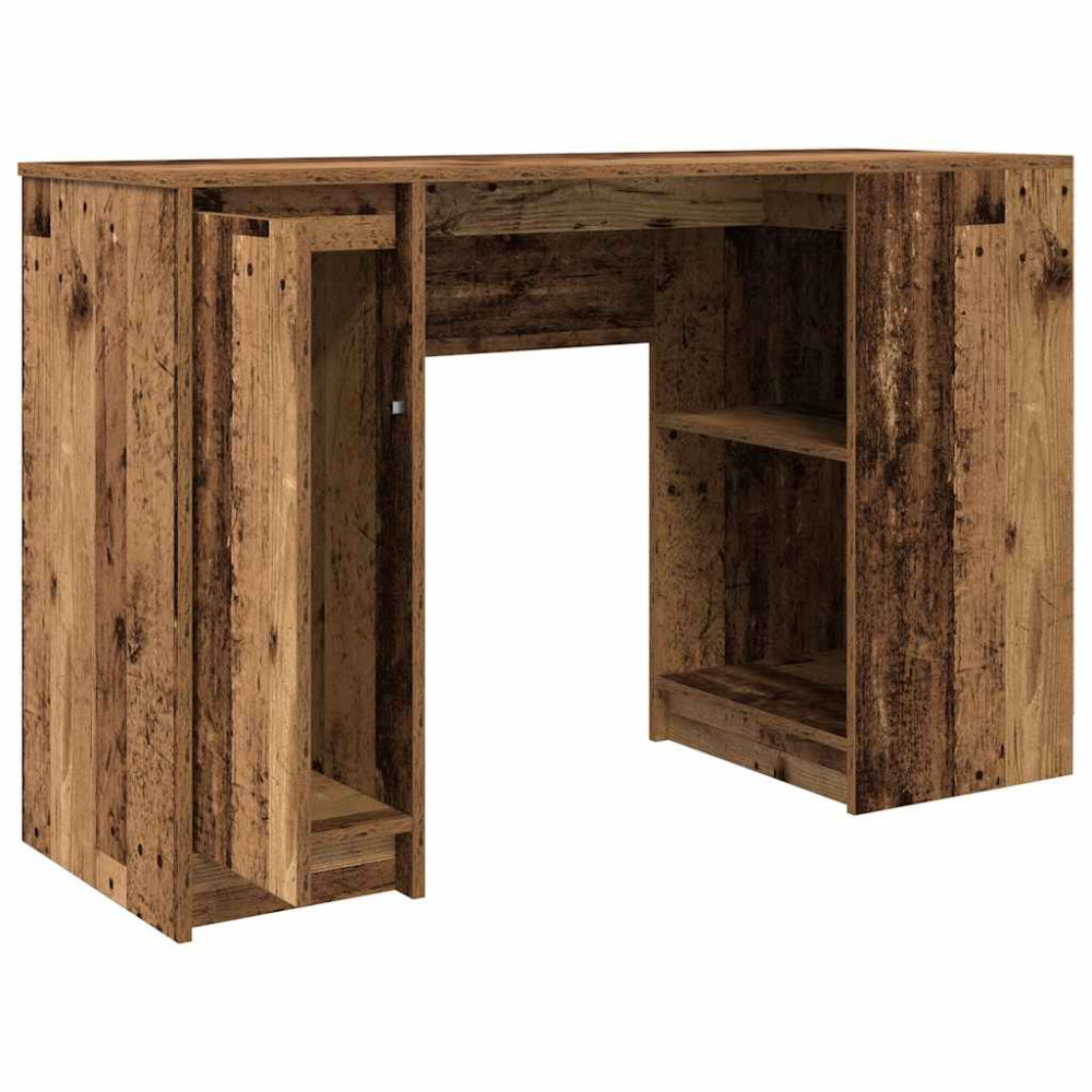 Produktbild för Skrivbord gammalt trä 120x42x76 cm konstruerat trä