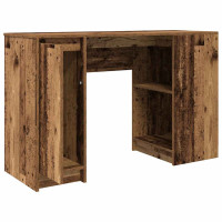 Produktbild för Skrivbord gammalt trä 120x42x76 cm konstruerat trä
