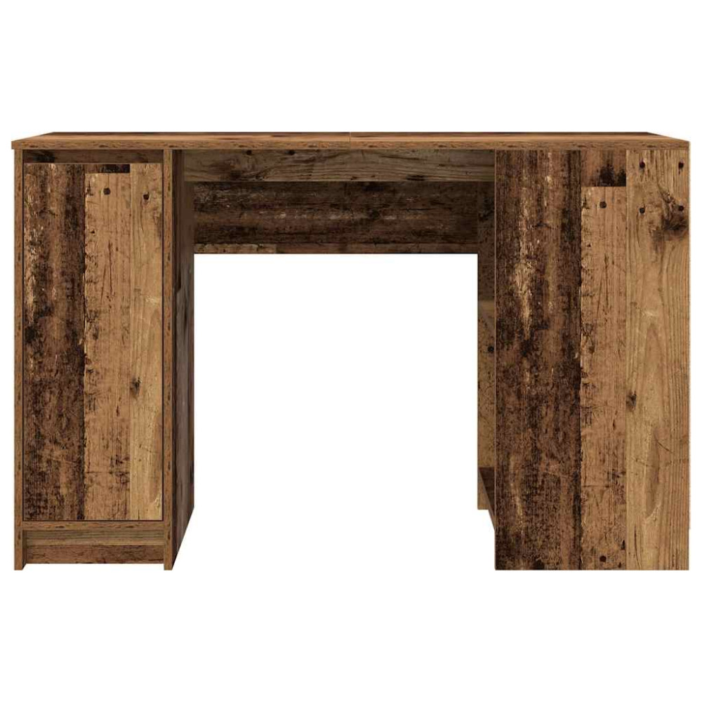 Produktbild för Skrivbord gammalt trä 120x42x76 cm konstruerat trä