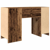 Produktbild för Skrivbord gammalt trä 120x42x76 cm konstruerat trä