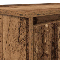 Produktbild för Skrivbord gammalt trä 120x42x76 cm konstruerat trä