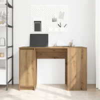 Produktbild för Skrivbord hantverksmässig ek 120x42x76 cm konstruerat trä