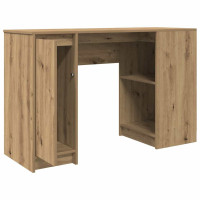 Produktbild för Skrivbord hantverksmässig ek 120x42x76 cm konstruerat trä