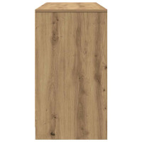 Produktbild för Skrivbord hantverksmässig ek 120x42x76 cm konstruerat trä