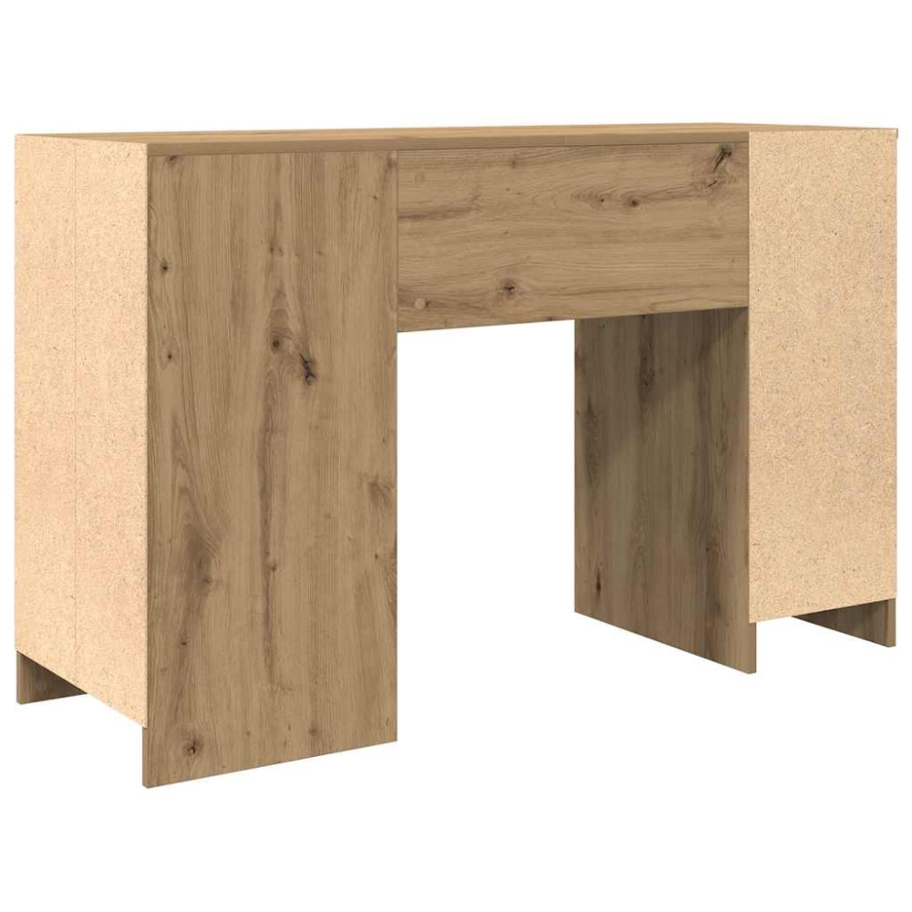 Produktbild för Skrivbord hantverksmässig ek 120x42x76 cm konstruerat trä