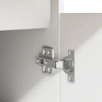 Produktbild för Skrivbord vit 86x49x76 cm konstruerat trä