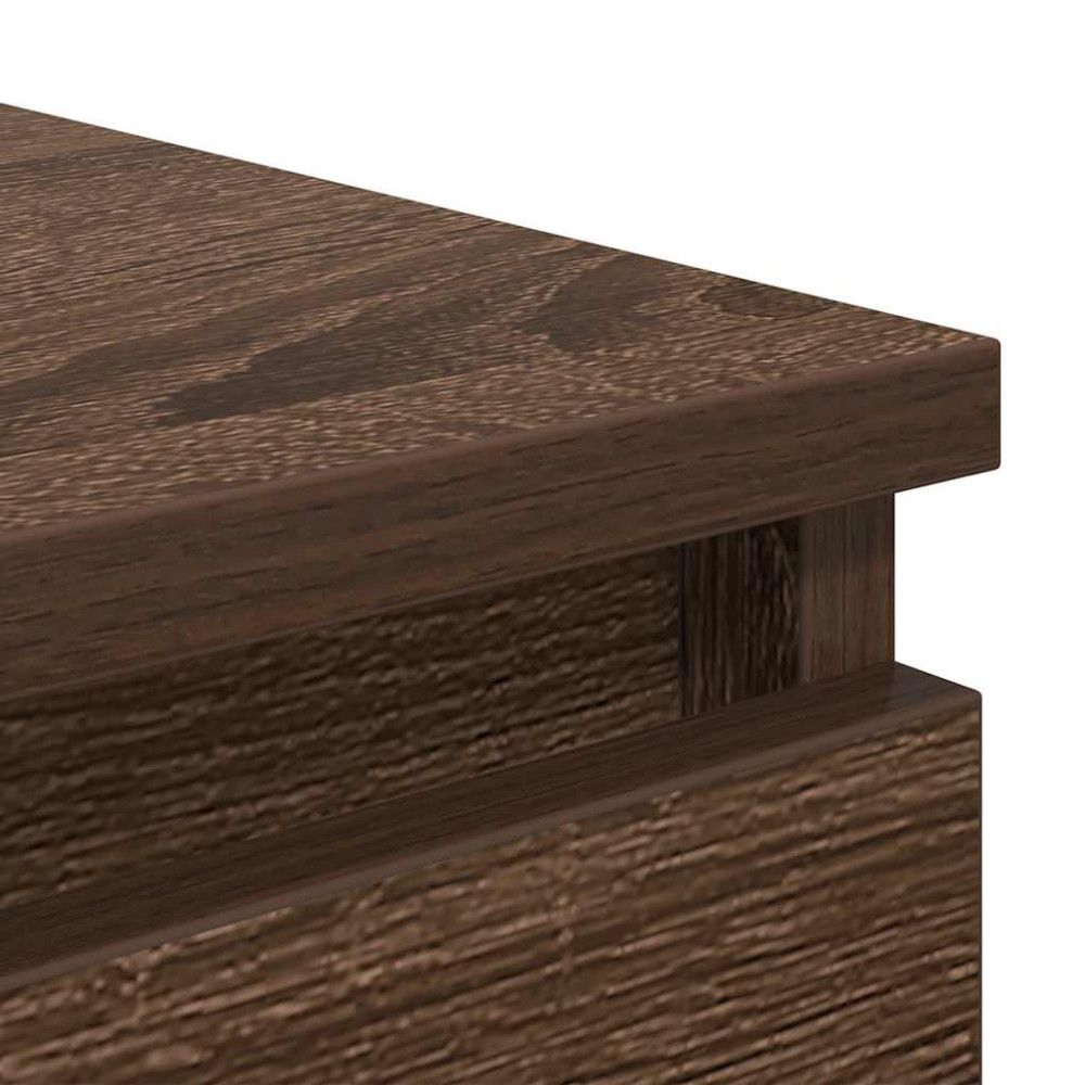 Produktbild för Skrivbord vit 86x49x76 cm konstruerat trä
