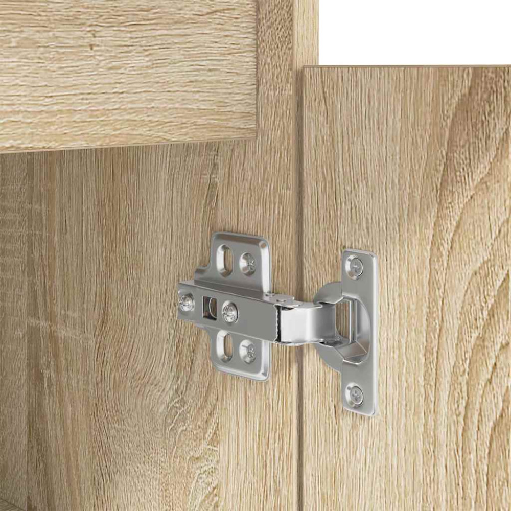 Produktbild för Skrivbord sonoma ek 86x49x76 cm konstruerat trä