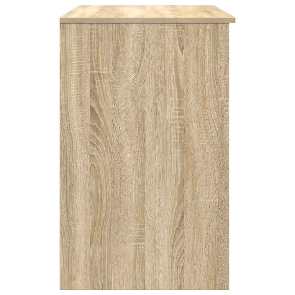 Produktbild för Skrivbord sonoma ek 86x49x76 cm konstruerat trä