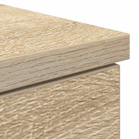 Produktbild för Skrivbord sonoma ek 86x49x76 cm konstruerat trä